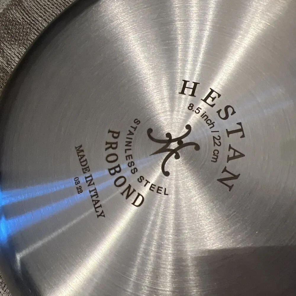 Hestan ProBond Forged Brushed Clad Stainless Steel 8.5 inch Skillet